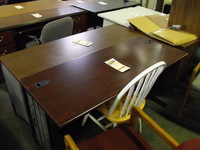 Office Desks Laminate and metal table desk