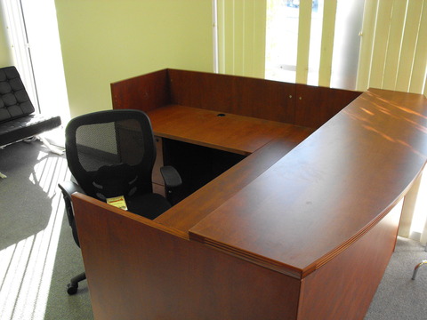 Reception Desks New Cherryman 6 x 6.5  reception desk