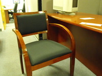 Guest/Side chair Cherryman wood guest chair