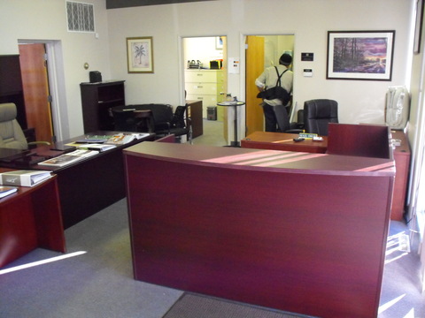Reception Desks Cherryman L-shape reception desk