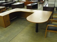 New Office Desks Basyx U-shaped bullet desk