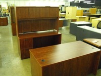 New Office Desks Basyx desk and credenza set