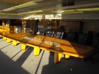 Conference Table 31' Custom wood conference table