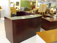 Reception Desks Used Veneer Reception desk