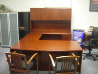 Office Desks New BrentWood U-Shaped Bow front Desk