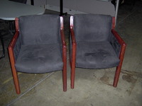Guest chair Side Chairs with Wood Arms