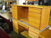 Office Desks Used Solid Oak credenza